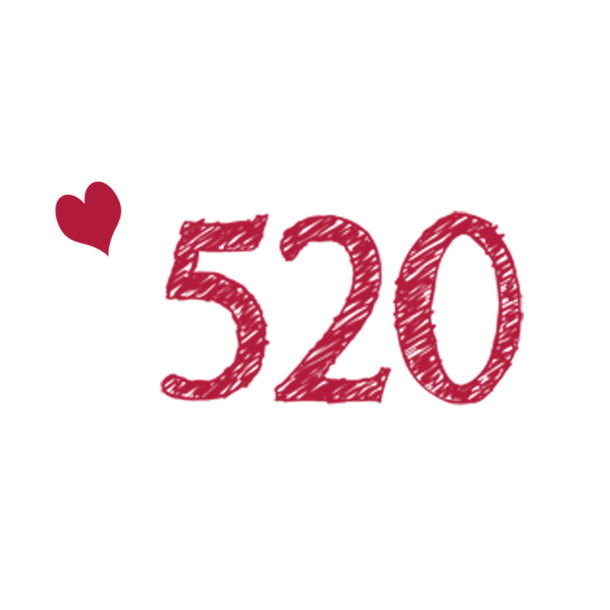 520艺术字高清PNG免扣素材，透明元素图片免费下载
