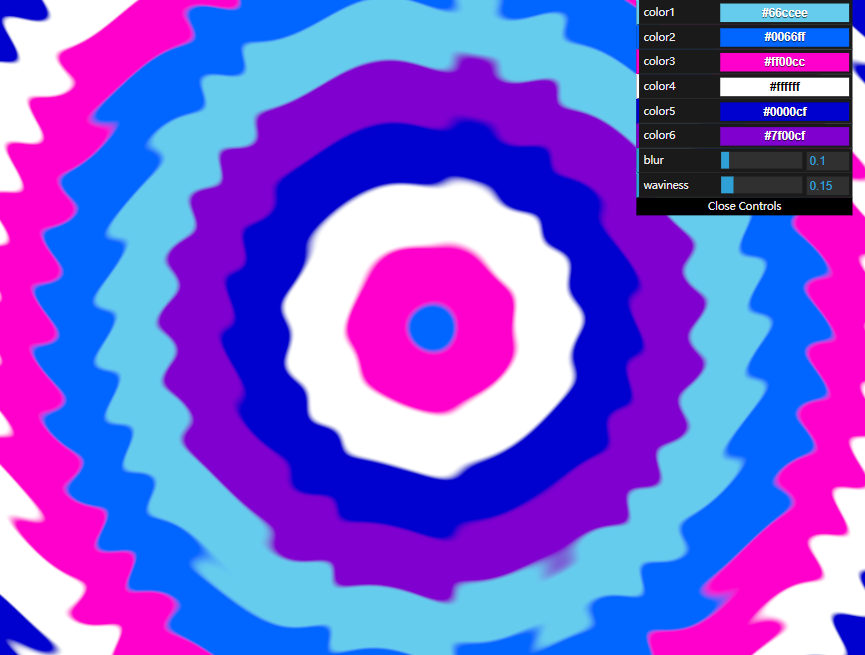 波形动画制作，圆形生成器python案例