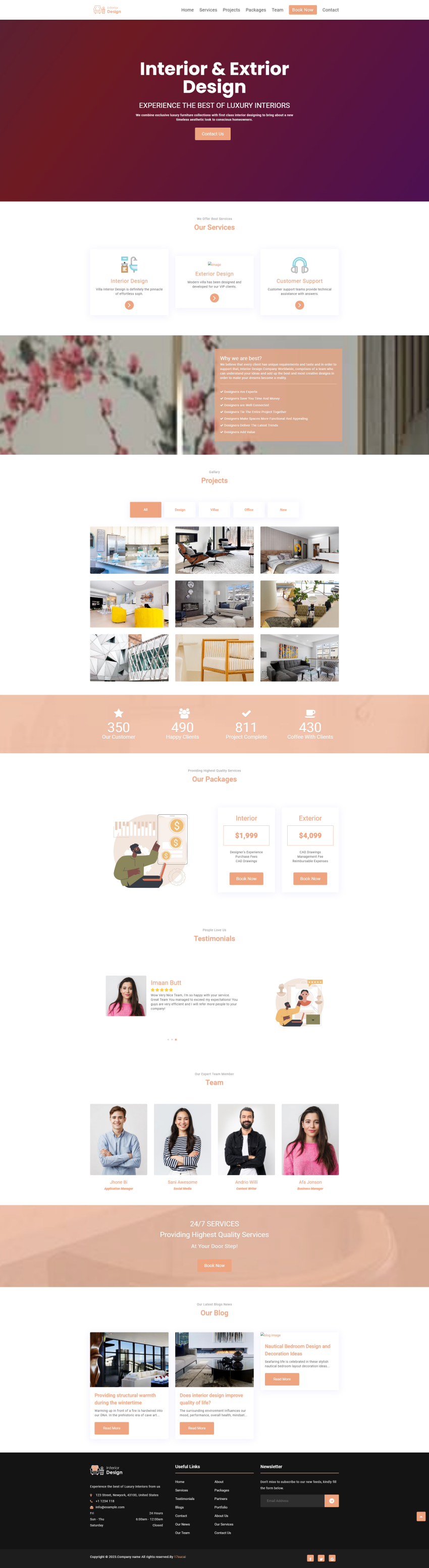 html5网页制作，优秀的家居网网页设计代码