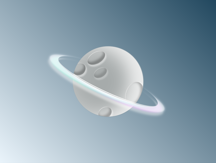 宇宙插画素材下载，玻璃形态星球图片大全必备