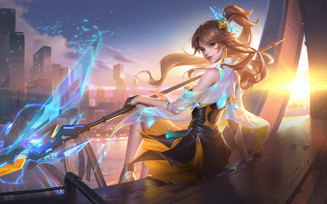王者荣耀云缨幻光神枪高清壁纸 3200x2000 适配平板笔记本