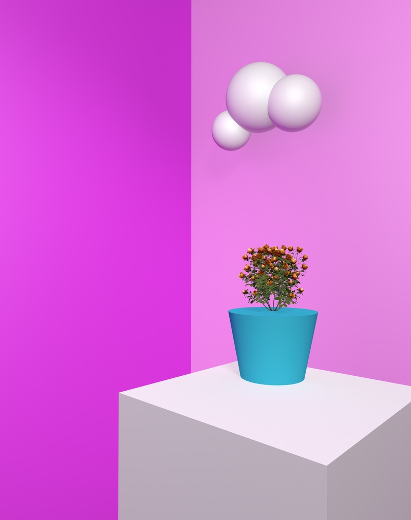 原创C4D粉色3D背景高清JPG，电商狂欢设计素材，免费下载