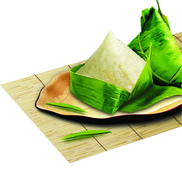 端午节绿色粽子高清PNG图片素材，营养食物节日元素透明下载