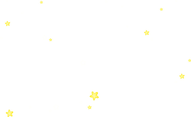 高清黄色五角星PNG透明图片素材，飘落漂浮元素与花瓣设计，免费下载