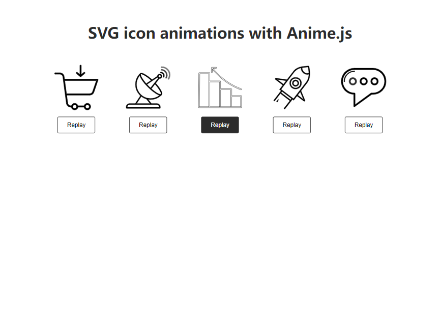 svg图标下载，animejs重置动画素材