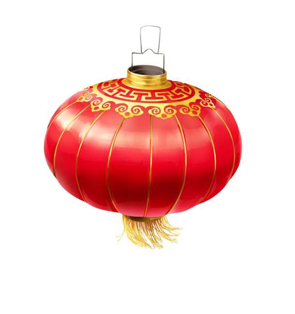 高清PNG透明红灯笼图片素材，元旦春节元宵节日元素免费下载