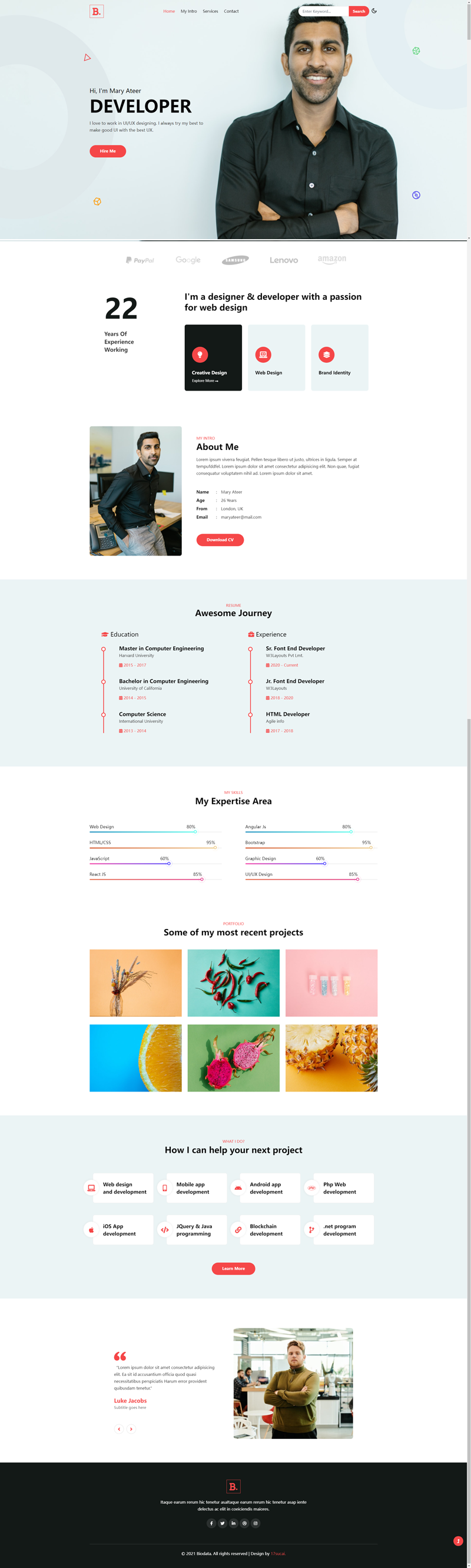 简历模板免费可编辑，bootstrap简历模板下载