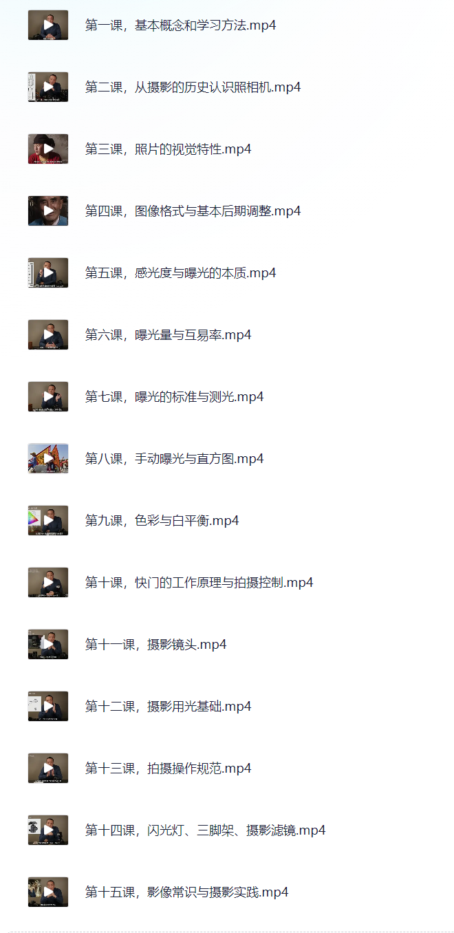 赵钢摄影课，摄影基础研习班