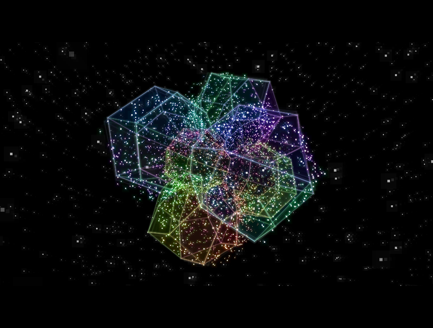 几何动态演示，创意变形动画素材