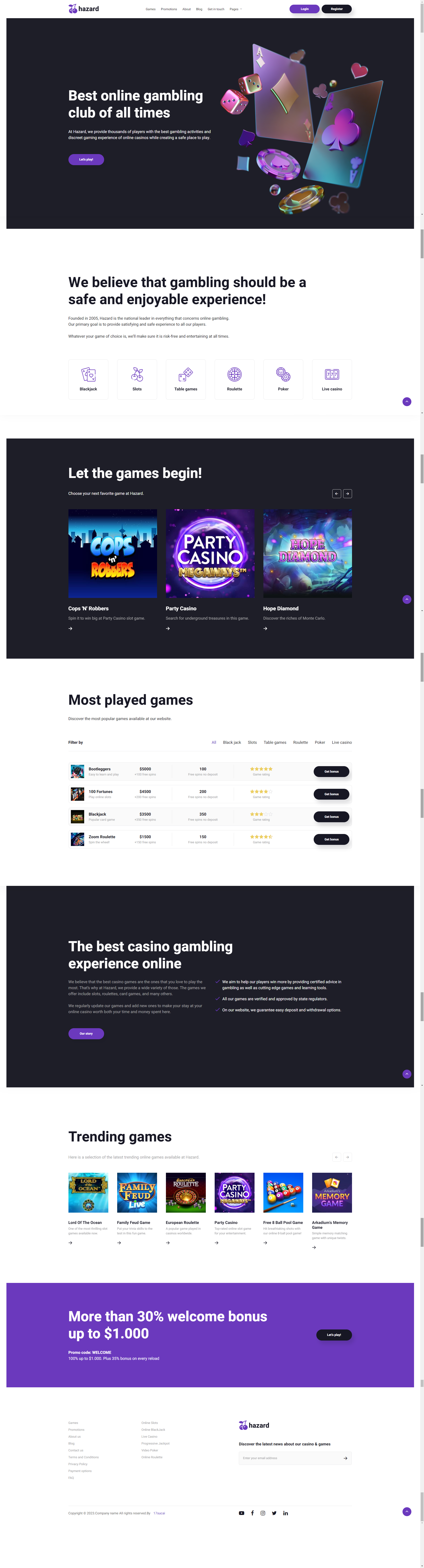 html网页制作，棋牌平台网站界面设计模板