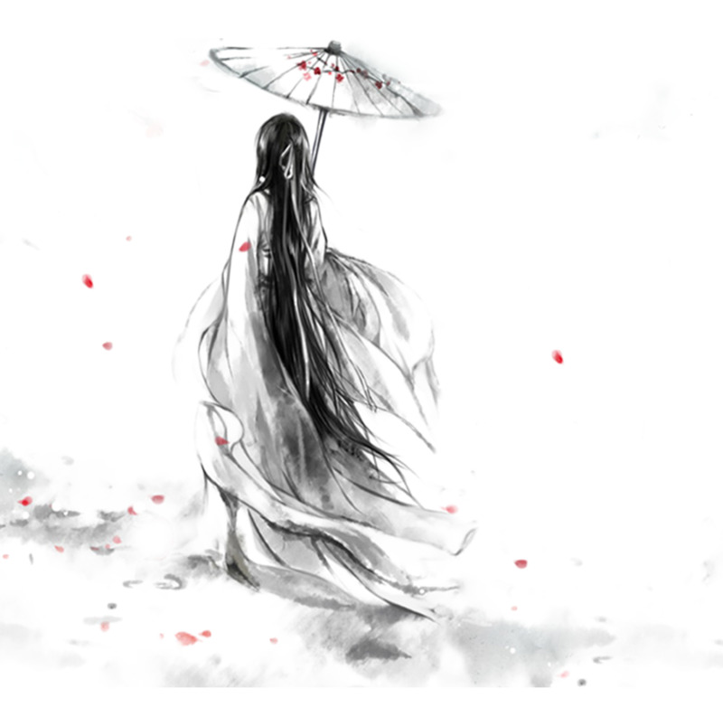 古风美男打伞高清PNG透明装饰元素，中国风设计素材下载