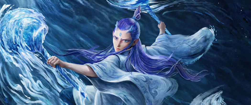 哪吒魔童闹海&敖丙 4K超清带鱼屏壁纸 3440x1440 免费下载