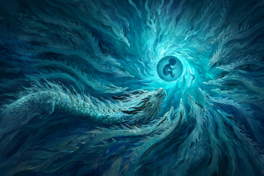 哪吒2魔童闹海小龙宝宝4K高清壁纸，4000x2667分辨率免费下载