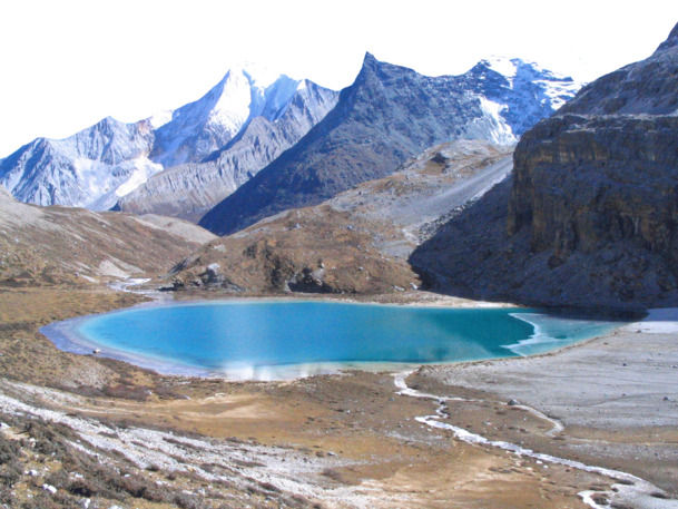 唯美四川亚丁风景PNG透明背景图片素材，高清摄影元素下载