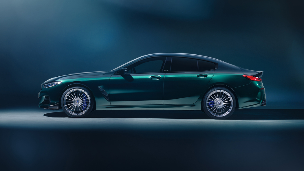 阿尔宾娜B8 GT Gran Coupé双色豪华汽车4K高清壁纸下载（3840x2160）