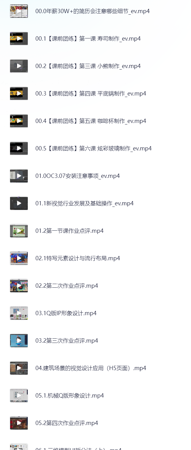 Aiki007艾琦视觉设计实战班6期（高清无素材版）