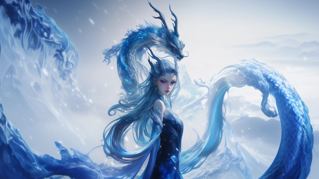 哪吒2魔童闹海敖闰唯美4K壁纸，3840x2160高清动漫图片下载