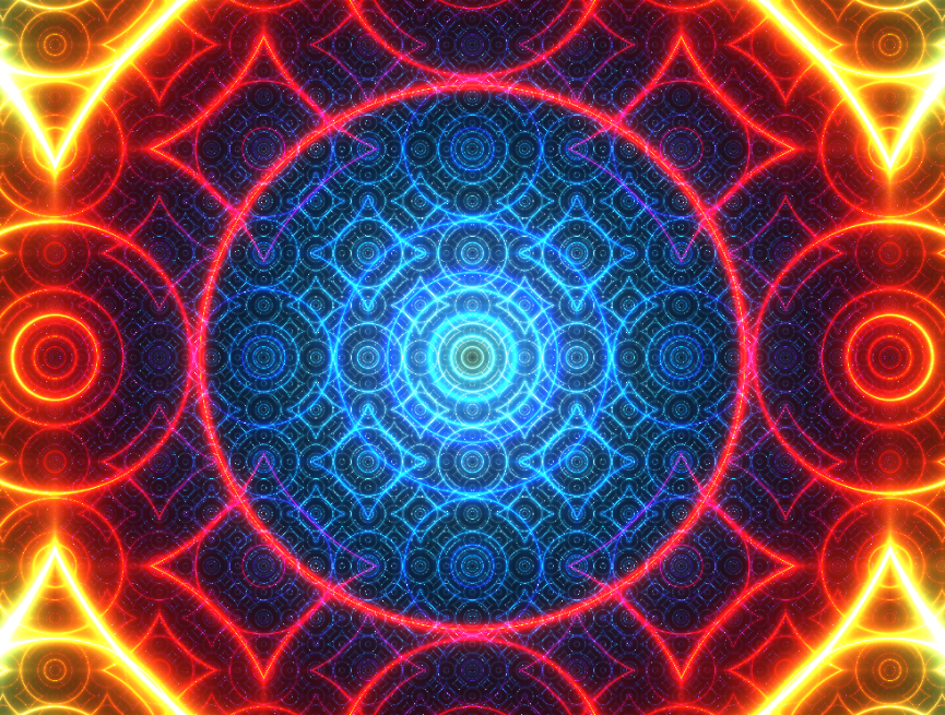 漂亮万花筒动态幻灯片背景图图片