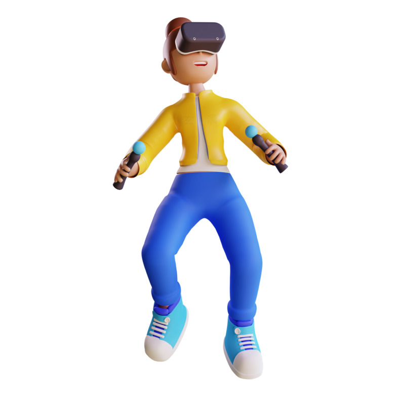 3D人物高清PNG透明免扣素材下载