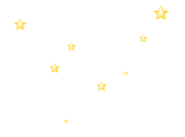 星星装饰PNG透明漂浮元素及设计素材高清下载