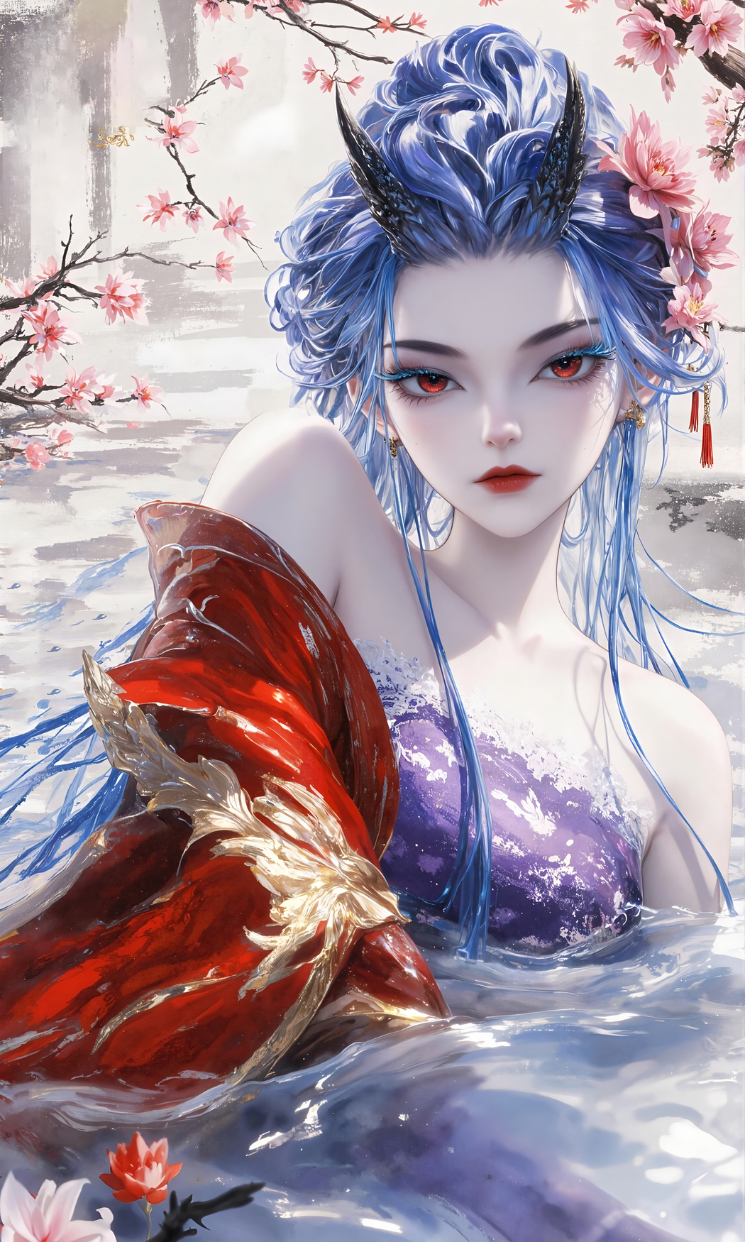 敖闰姑姑4K超高清手机壁纸 2304x3840 免费下载