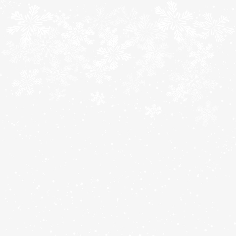 高清PNG透明雪花背景素材，漂浮元素设计下载