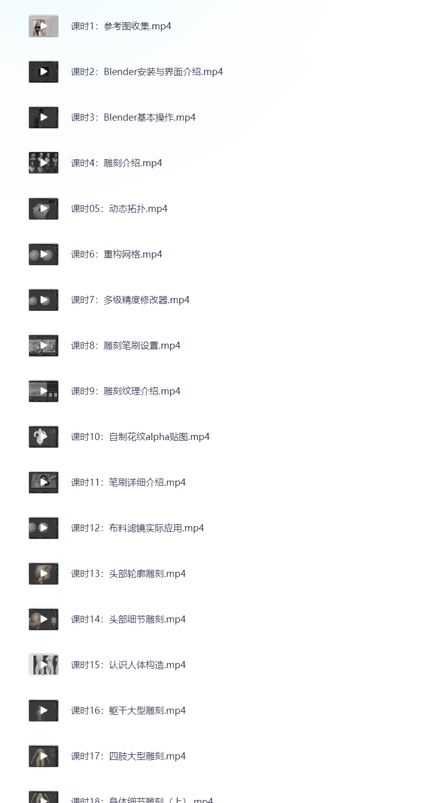 Blender修女角色建模视频教程