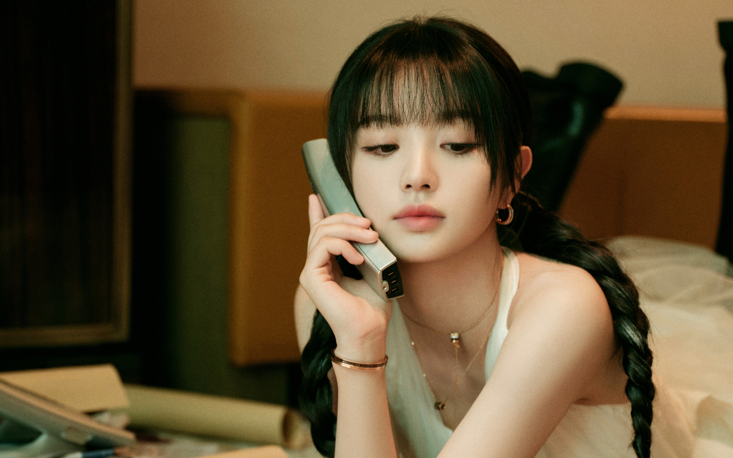 田曦薇双马尾辫4K高清壁纸，3840x2400分辨率美女图片下载