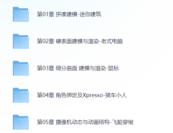 C4D Mo初级课程，曾神专业教程