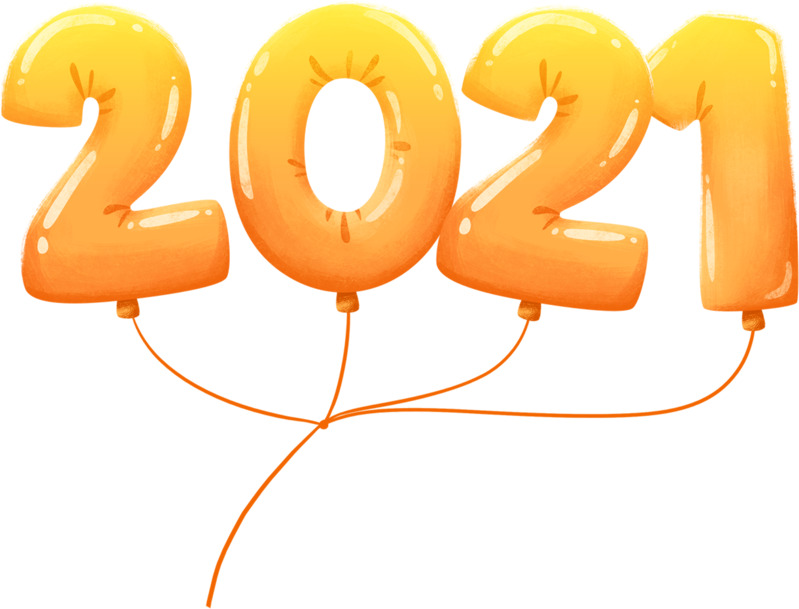 2021高清PNG透明气球漂浮元素设计素材下载