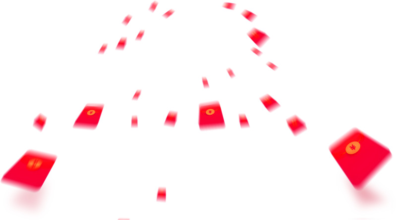 高清红包漂浮PNG素材，透明元素设计图免费下载