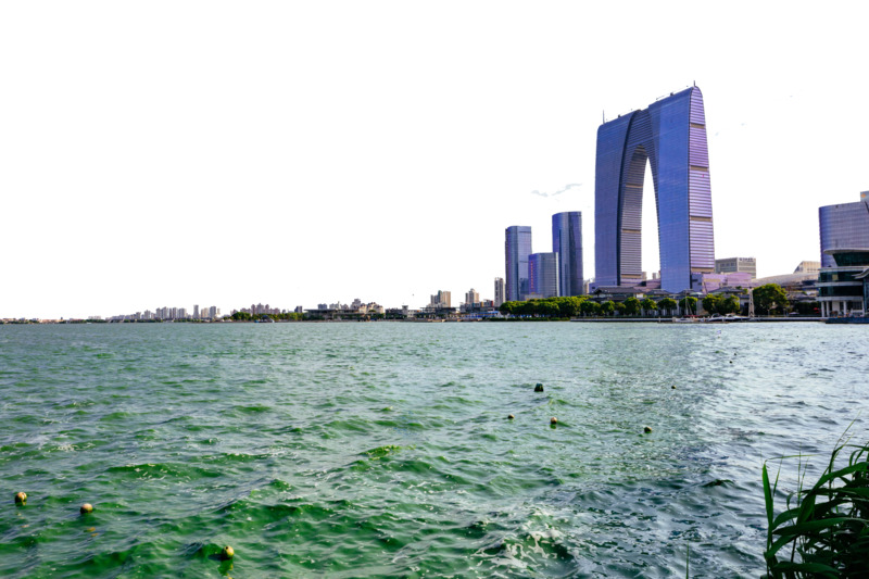 苏州东方之门大气建筑免抠PNG高清透明背景设计素材下载