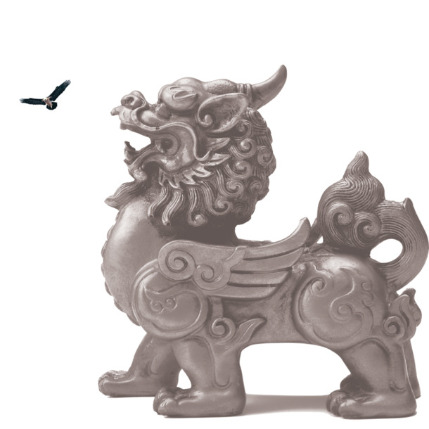 高清雄狮PNG透明素材下载，装饰元素与PPT设计图片