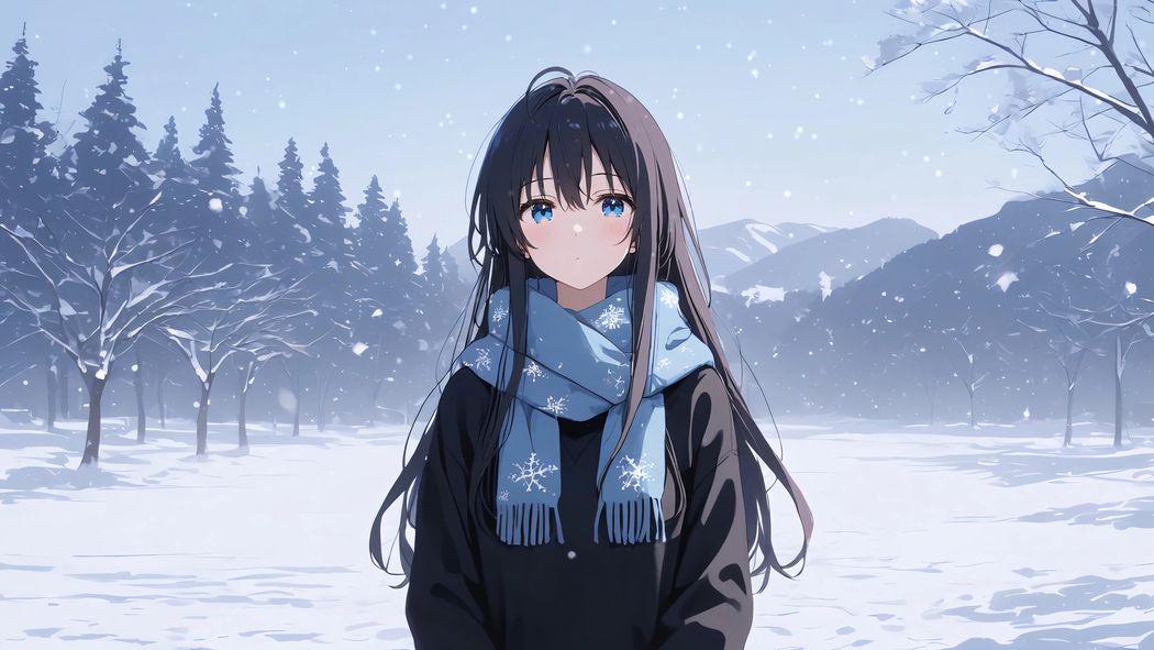 雪之下雪乃雪季4K超高清壁纸 3840x2160动漫图片下载