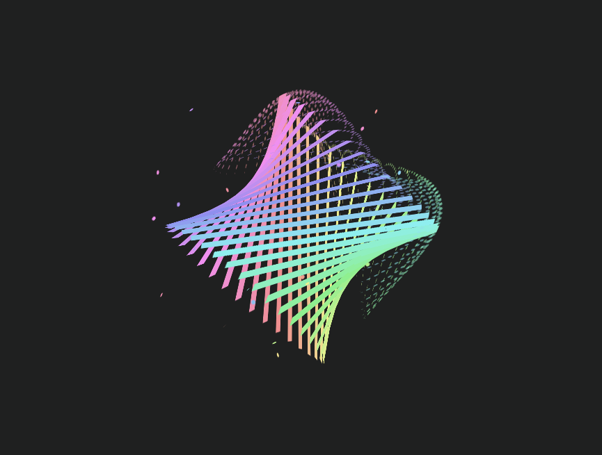 艺术3d动态几何图形旋转效果图