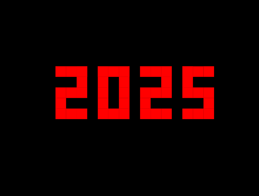 2025新年3d数字建模动图素材