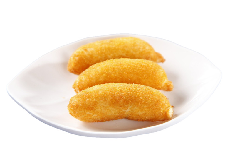 脆皮香蕉高清PNG透明素材，装饰生活用品设计图片下载