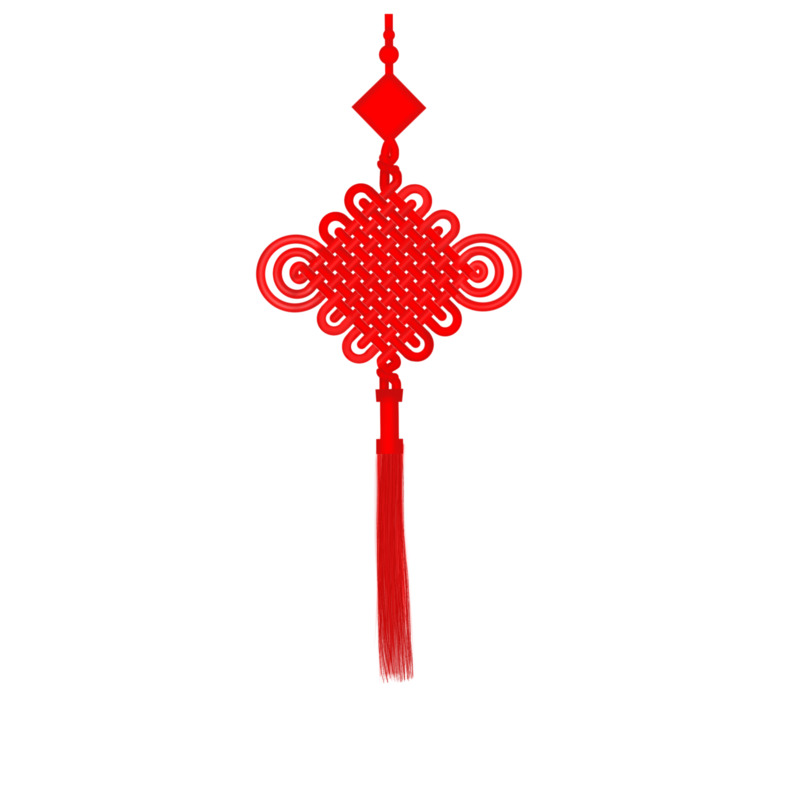 新年春节中国结PNG透明图片素材，节日元素设计免费下载