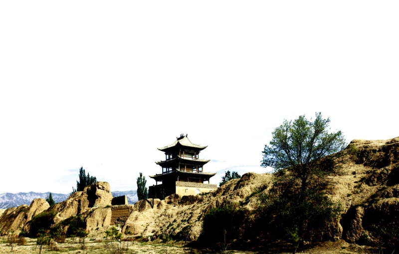 西域风情PNG透明背景风景图片素材，高清摄影元素下载