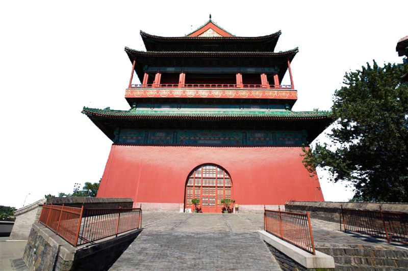 钟鼓楼建筑高清PNG透明背景摄影图片素材下载