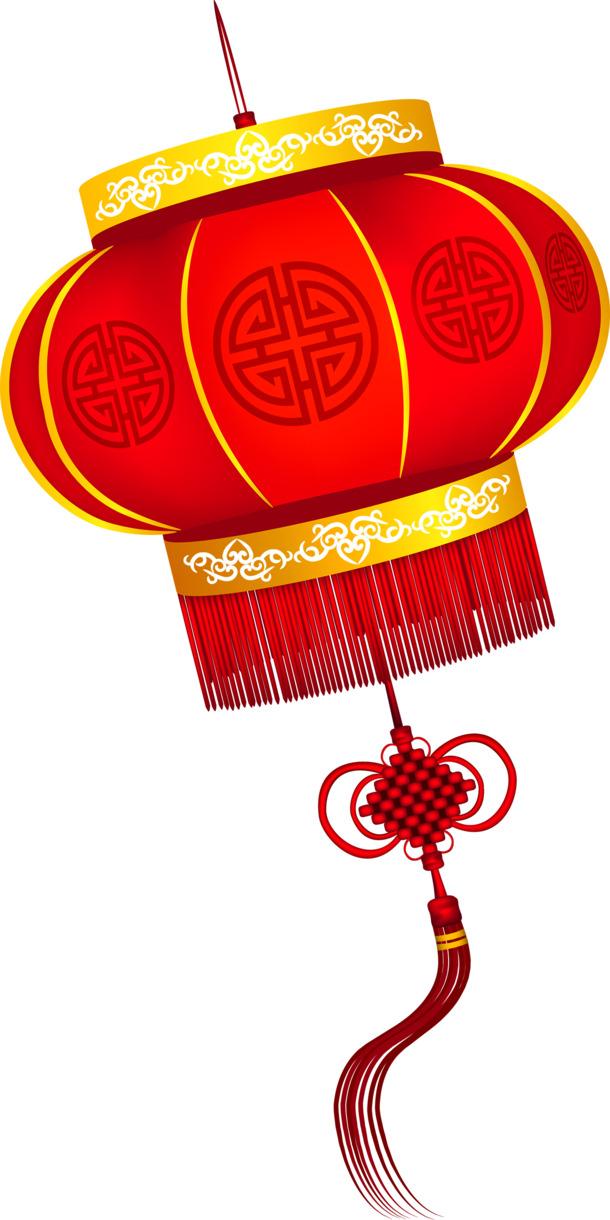 红色灯笼高清PNG透明图片，元旦春节元宵节日元素设计素材下载