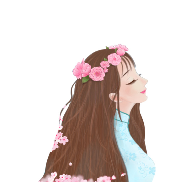 高清手绘女王PNG素材，透明背景，节日设计元素，妇女节图片免费下载