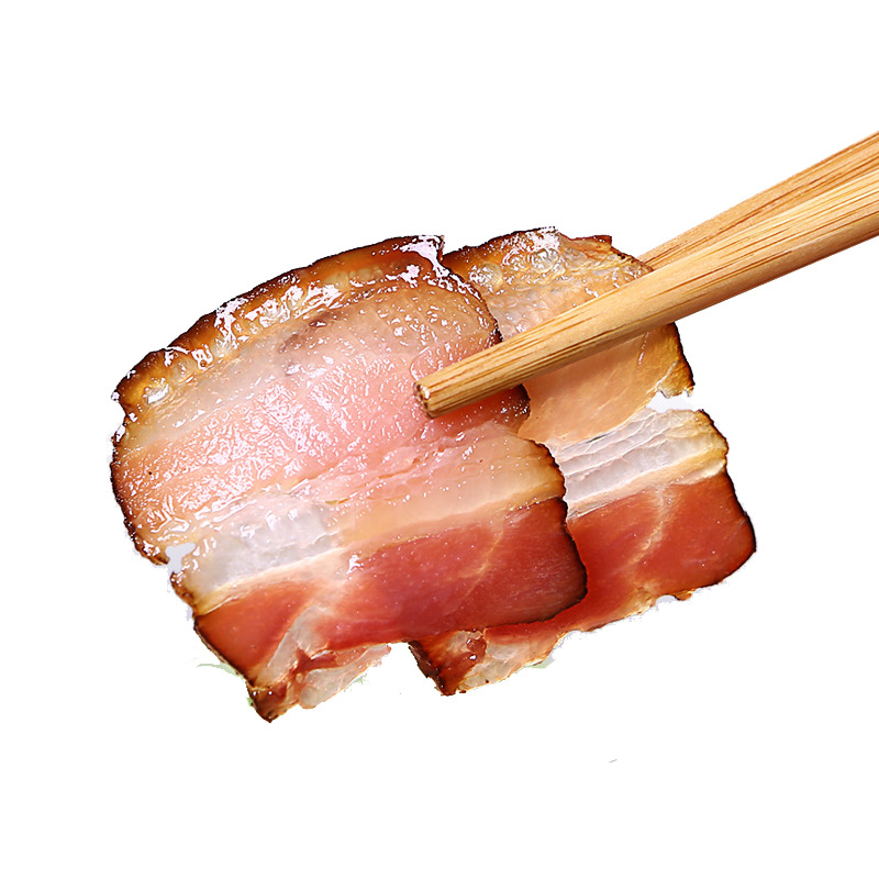 高清PNG农家烟熏土猪肉装饰元素图片，生活用品设计素材下载