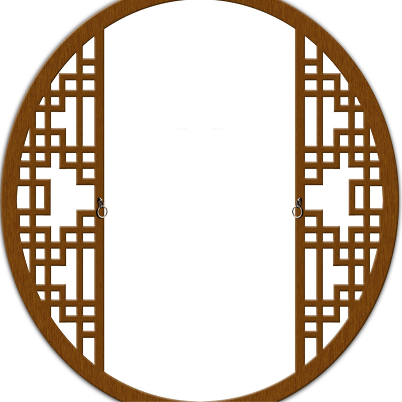 中国风圆形窗户高清PNG透明装饰元素图片素材下载