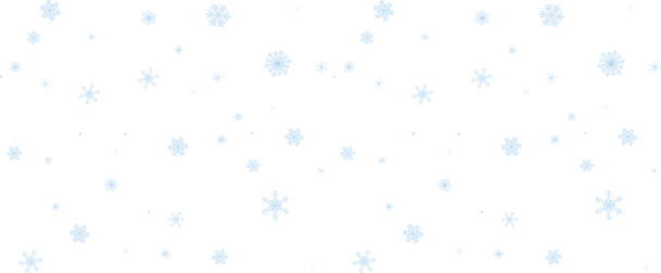 高清蓝色雪花飞舞PNG透明图片素材，几何漂浮元素设计下载