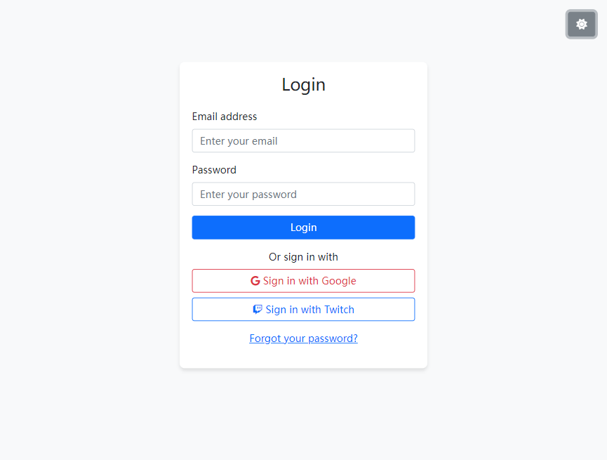 通用邮箱登录页面代码html模板
