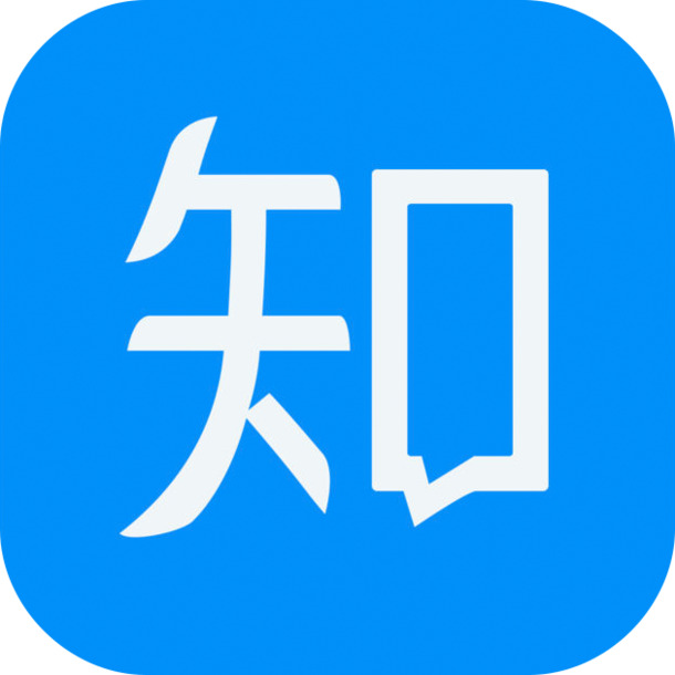 知乎圆角图标PNG透明免扣素材高清下载