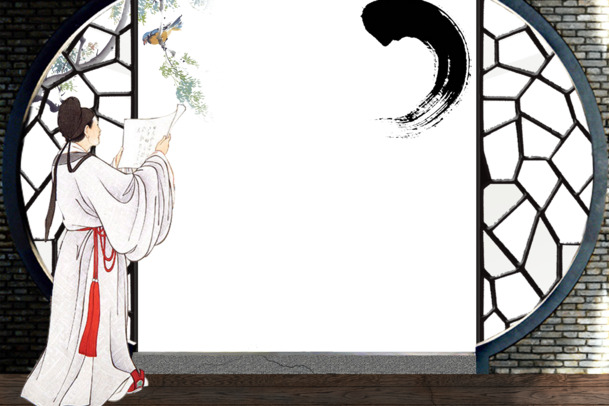 高清水墨画PNG透明装饰元素，墨迹笔触设计素材下载