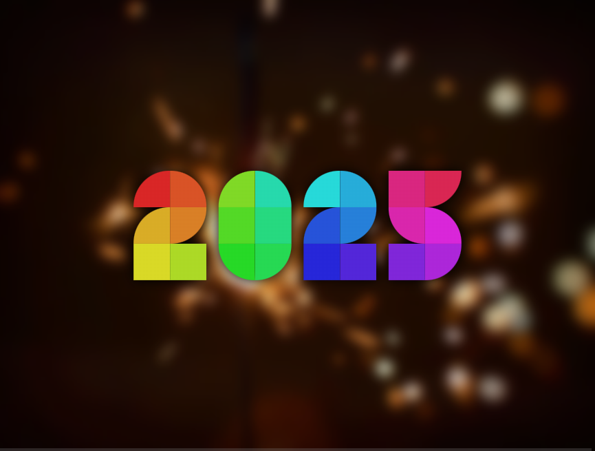 平面数字2025新年艺术动态图下载