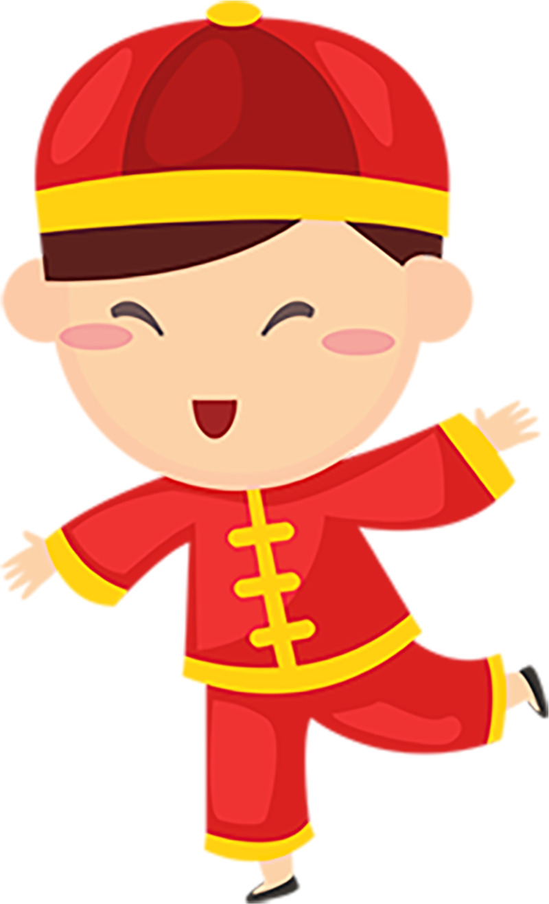 新年猪年福娃男孩高清PNG图片素材，元旦春节元宵节日元素下载